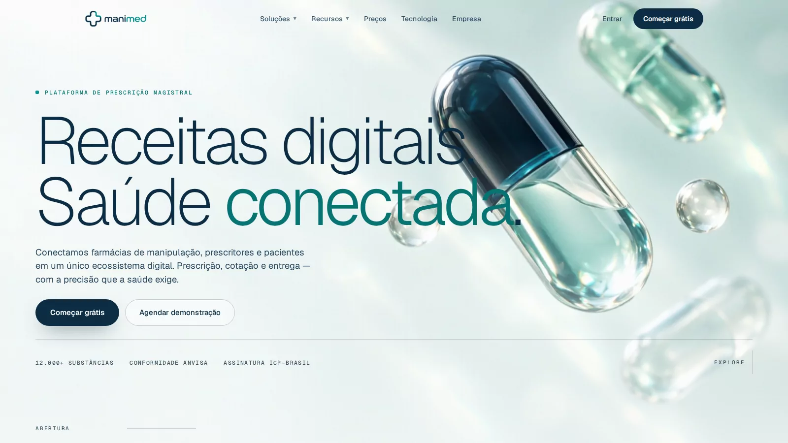 Prescrição magistral, tecnologia e cuidado em uma experiência conectada.